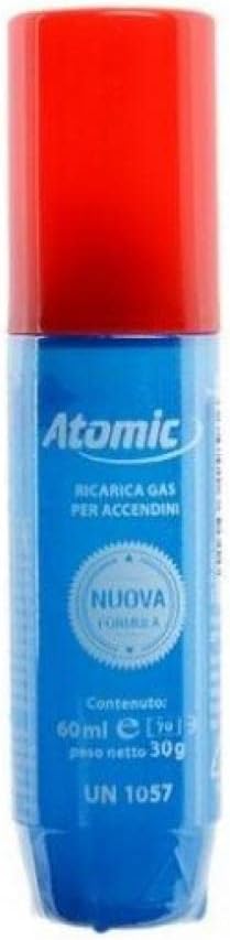 Nachfüllpackung für Gasfeuerzeug, universal, 60°ml, 5 Aufsätze