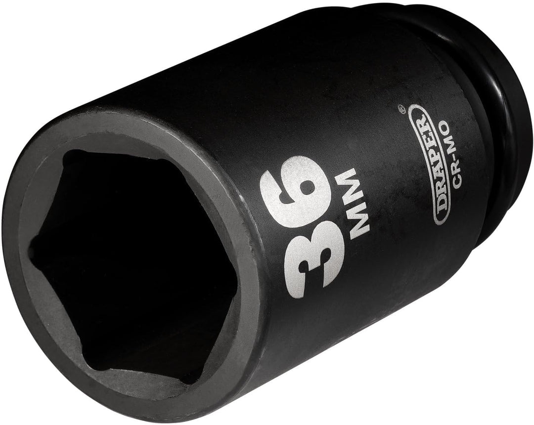 Draper Expert 71940 Lange Hi-Torq Kraftstecknuss 36 mm Vierkantantrieb