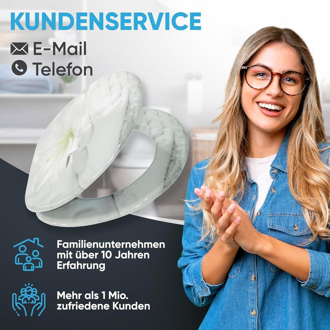 Sanilo WC Sitz mit Absenkautomatik, grosse Auswahl, schöne Motive, hochwertige und stabile Qualität