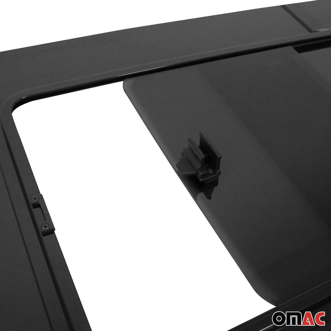 Seitenfenster Schiebefenster kompatibel mit Renault Master 2010-2023 Schwarz Links L1