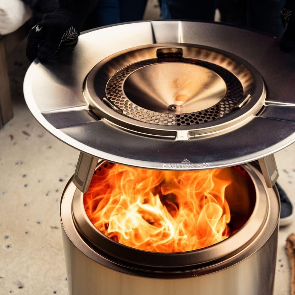 Solo Stove Bonfire Wärmeverteiler für Feuerschale | Mit 3 abnehmbaren Füssen, Zubehör für Ranger Feu