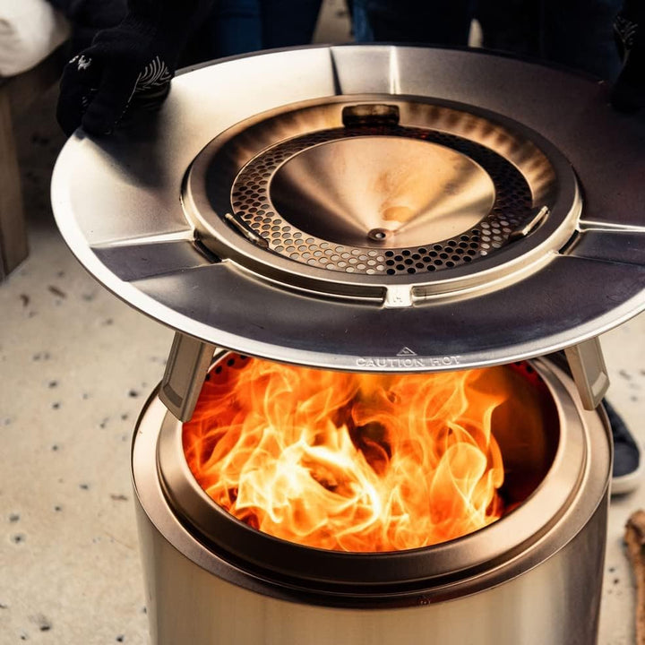 Solo Stove Bonfire Wärmeverteiler für Feuerschale | Mit 3 abnehmbaren Füssen, Zubehör für Ranger Feu