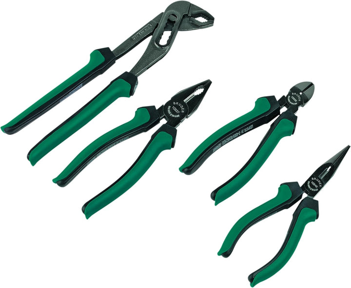 Brüder Mannesmann M98410 Steckschlüsselsatz, 94-tlg & M10997 Zangensatz, 4-tlg Bundle mit Zangensatz