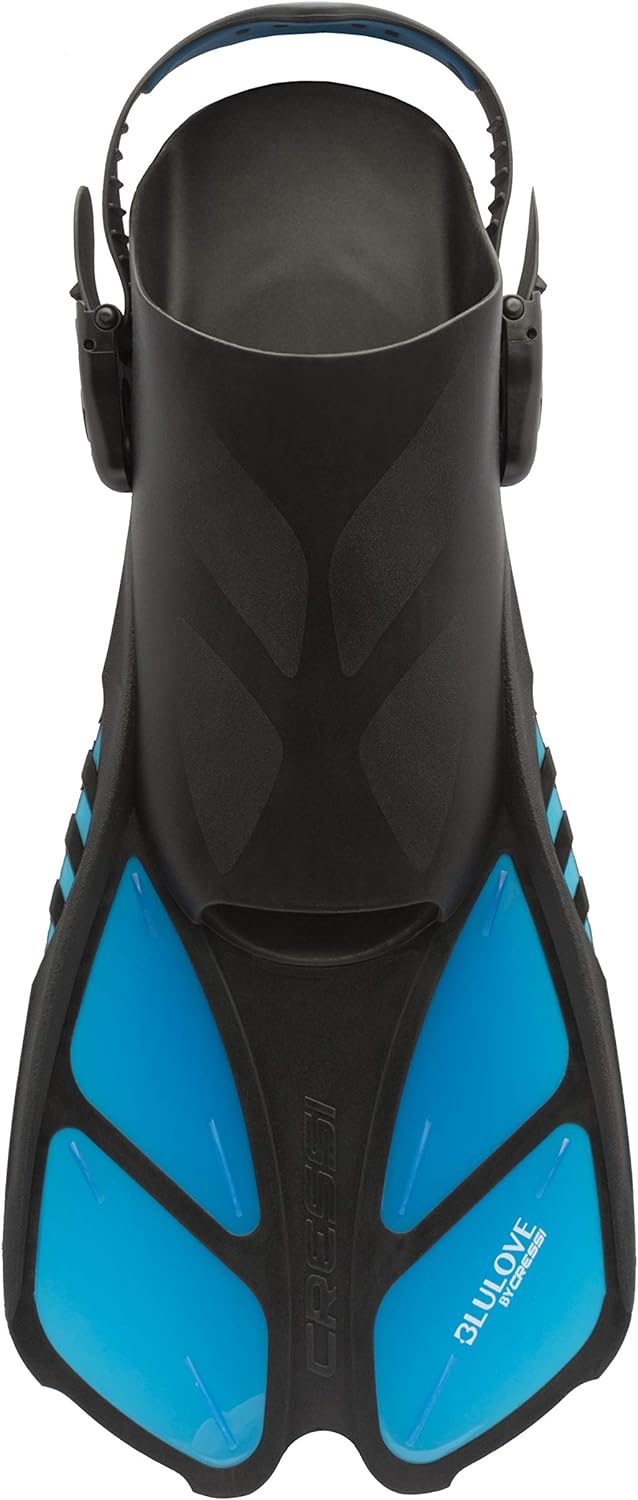 Cressi Schorkelset Flossen Erwachsene Vollmaske Duke & Bonete Flossen Verstellbare Duke M/L - Bonete