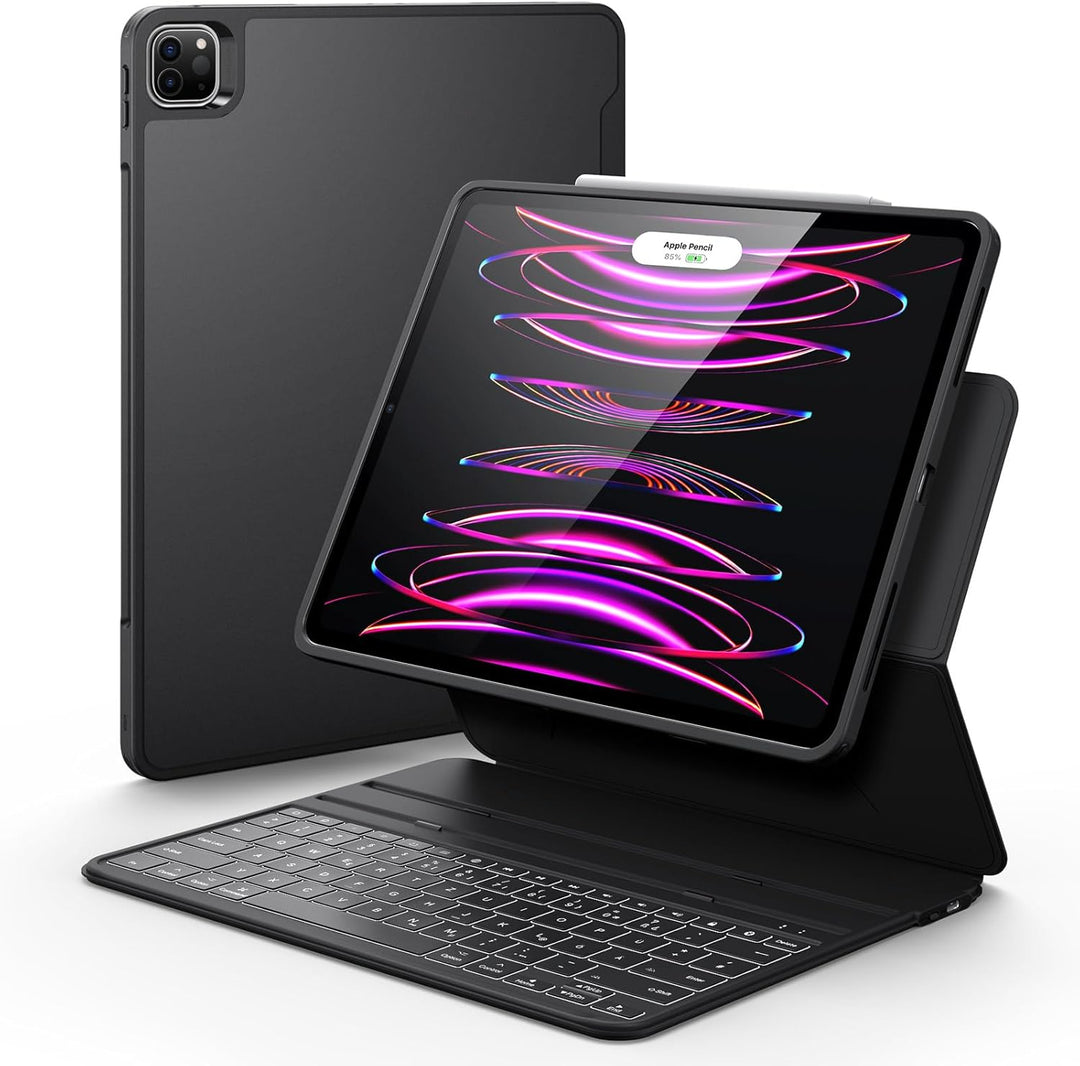 ESR Ascend Tastatur Hülle Lite, iPad kompatibel mit iPad Pro 12.9 2022/2021, magnetische abnehmbare