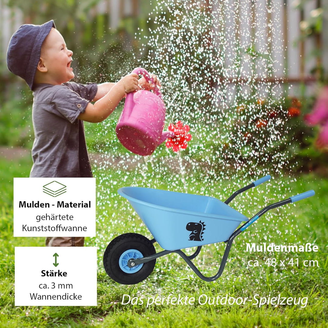 Kinderschubkarre Schiebkarre Metallschubkarre Gartenkarre Diverse Motive Lokomotive Feuerwehr Prinze