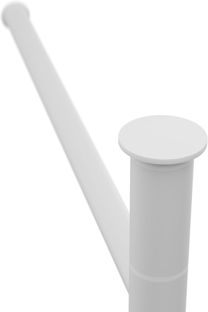 Relaxdays Handtuchhalter, 3 bewegliche Stangen, HBT: 85,5 x 42 x 22 cm, Edelstahl, Badezimmer, Handt