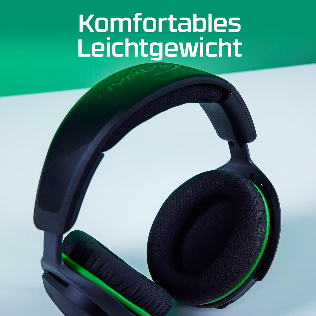 HyperX CloudX Stinger 2 Core – Gaming-Headset für Xbox, leichte Over-Ear-Headsets mit Mikrofon, Schw