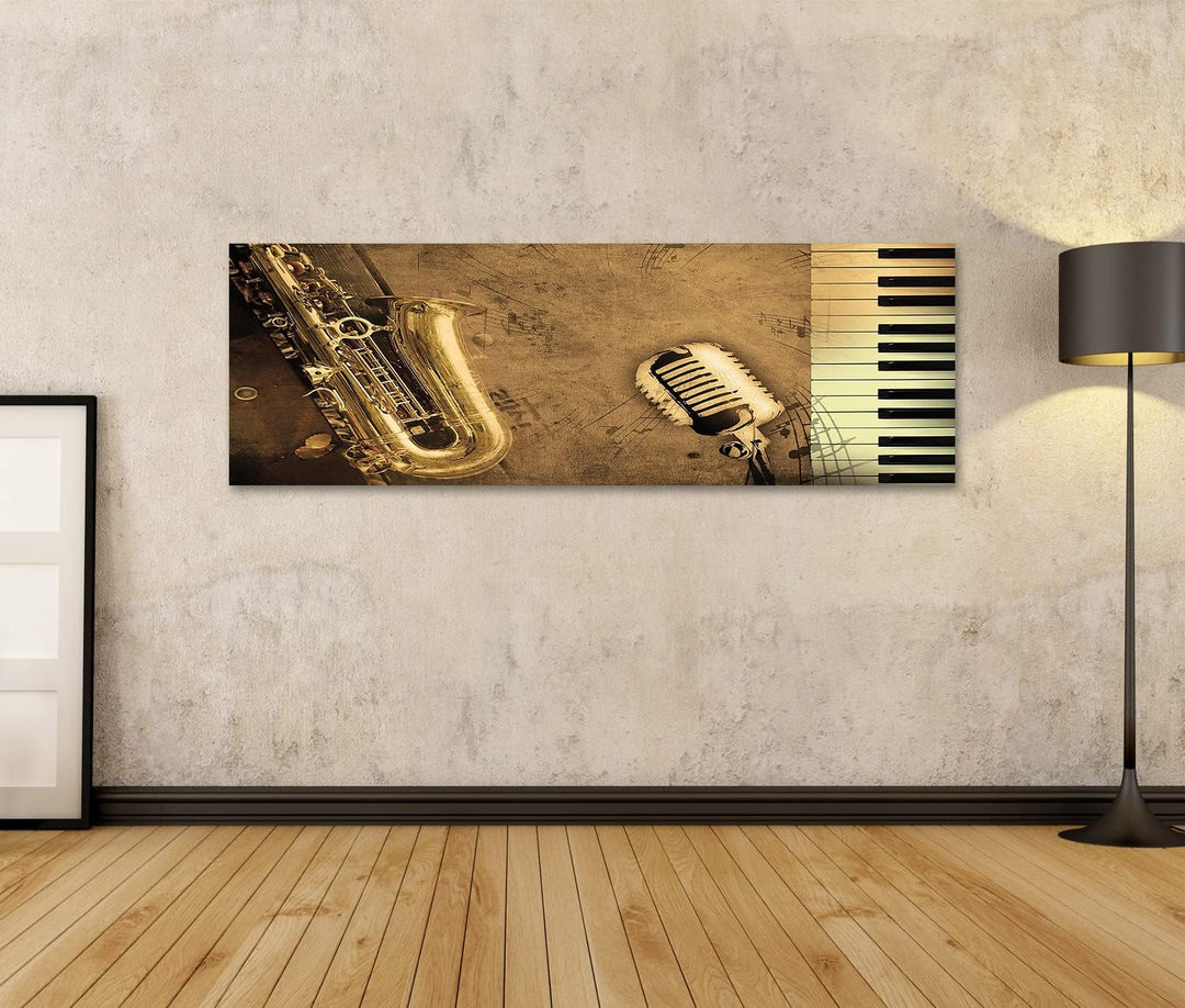islandburner Bild auf Leinwand Dirty Music Background Mit Klavier Und Sepia Bilder Wandbilder Poster