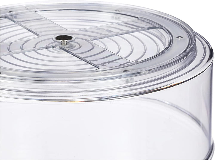 iDesign Cabinet/Kitchen Binz Drehteller, kleiner Schrank Organizer aus Kunststoff, durchsichtig, Son