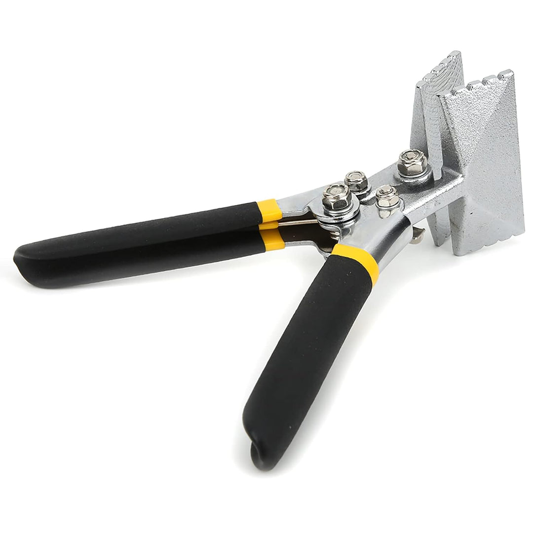 Blechbiegezange, 6-Zoll Falzzange Multifunktionales Gerades Metall Biegezangenwerkzeug, Rutschfeste