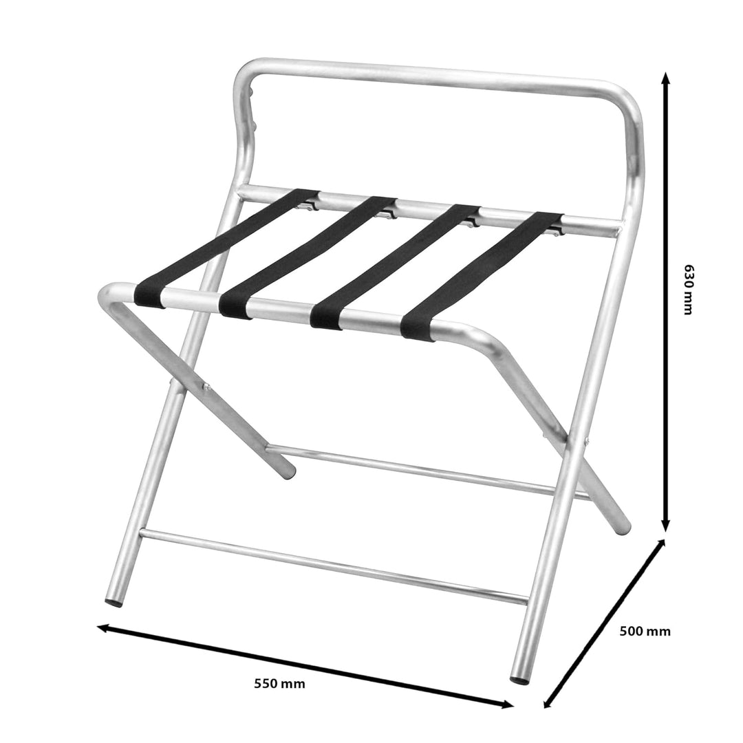 Saro AF 247 Kofferablage, Edelstahl, Silber, 50 x 55 x 63 cm