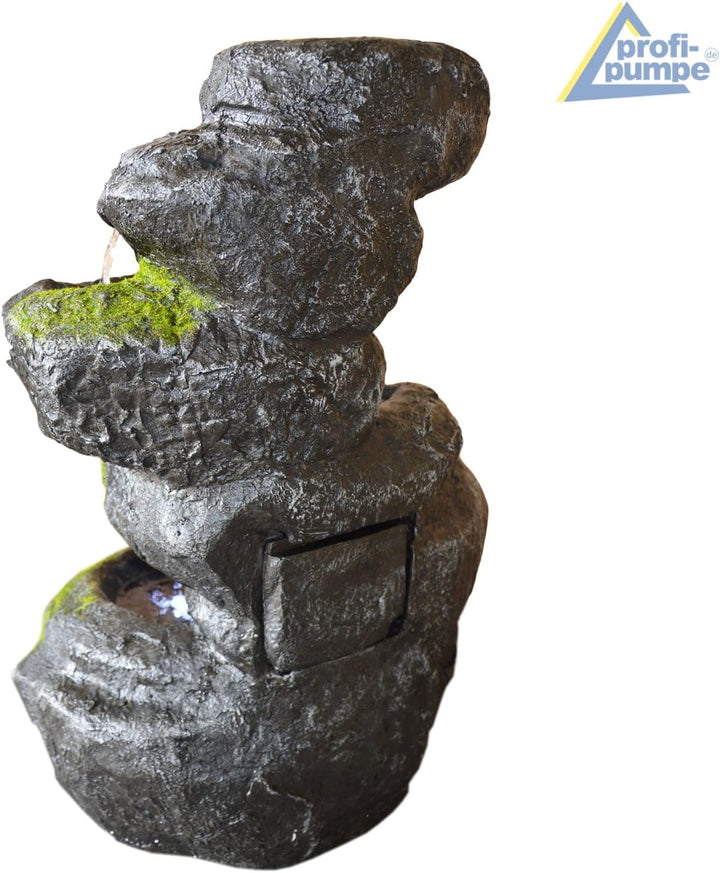 GARTENBRUNNEN BRUNNEN BRUNNEN ZIERBRUNNEN VOGELBAD Wasserfall GARTENLEUCHTE TEICHPUMPE - SPRINGBRUNN