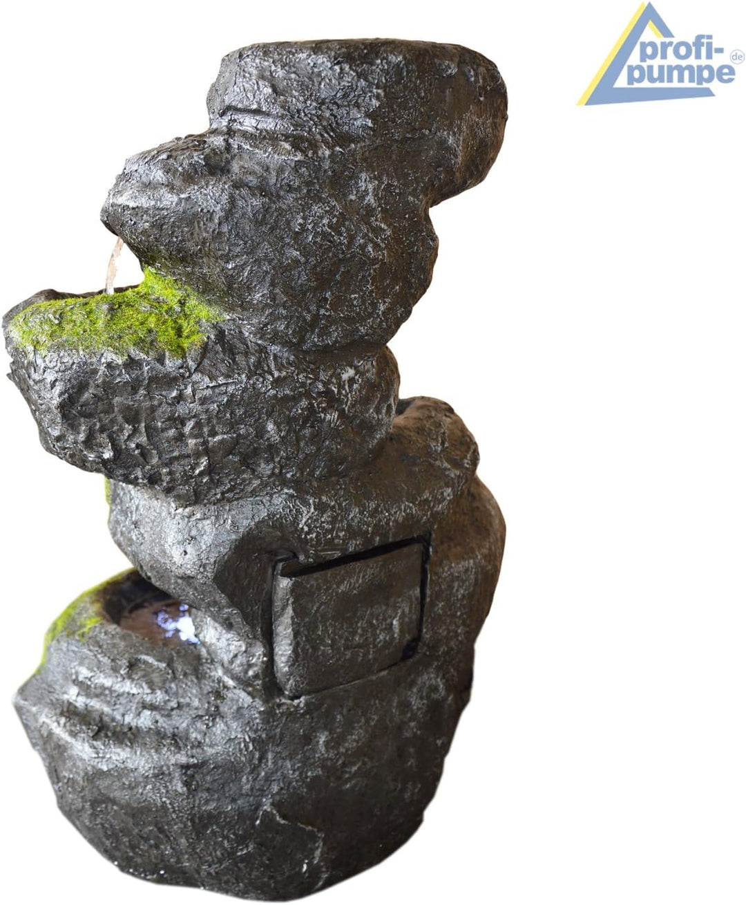 GARTENBRUNNEN BRUNNEN BRUNNEN ZIERBRUNNEN VOGELBAD Wasserfall GARTENLEUCHTE TEICHPUMPE - SPRINGBRUNN