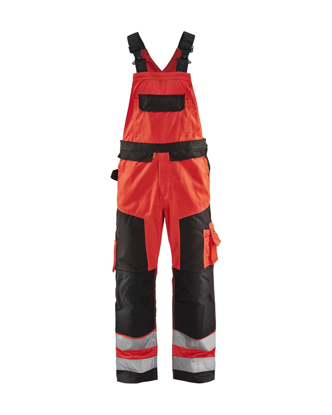 Blakläder 266018045599D116 Warnschutz-Latzhose Warnschutz-Grösse D116 in rot-schwarz D116 Red / Blac