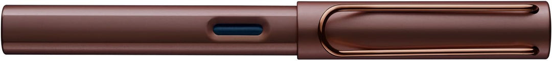 LAMY Lx Füllhalter 090 – Füller aus Aluminium eloxiert in der Farbe Marron (kastanienbraun) mit tran