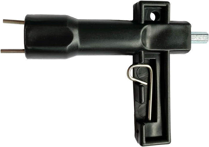 2 x siwitec LED Baustellenleuchte rot/transparent inkl. 4 x Blockbatterien Typ 4R25 6V 7Ah, LED Warn