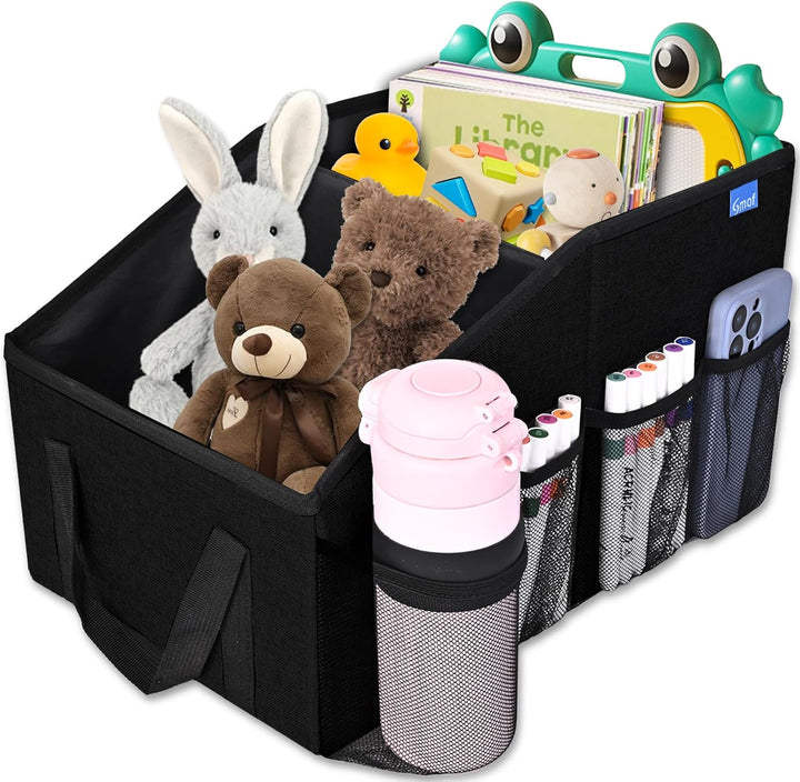 Auto Organizer für Vorne und Rücksitz, Beifahrersitz, Auto Organizer Kinder mit Mehrere Taschen Getr
