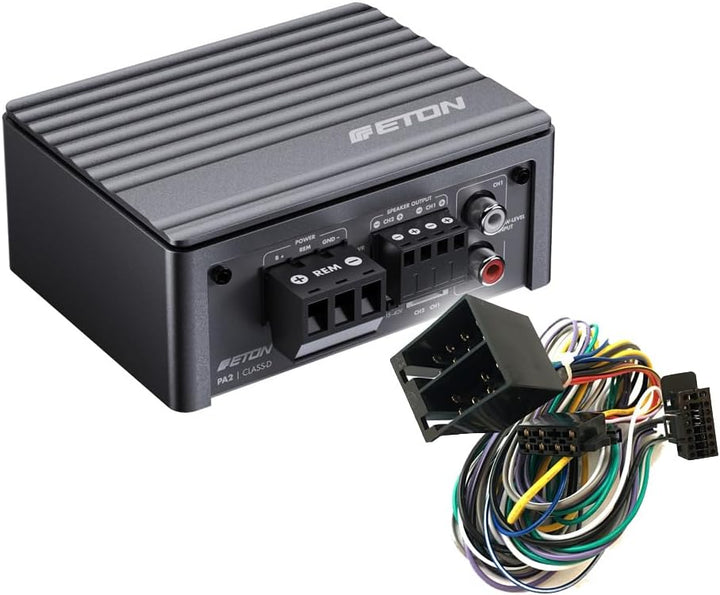 ETON MICRO 2-Kanal Auto/KFZ Kompakt Plug & Play Upgrade Verstärker/Endstufe kompatibel mit VW Volksw