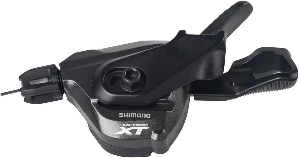 SHIMANO Deore XT SLM8000 I-Spec B Schalthebel (2-3-fach Links | 1800mm lg) Schwarz, Schwarz