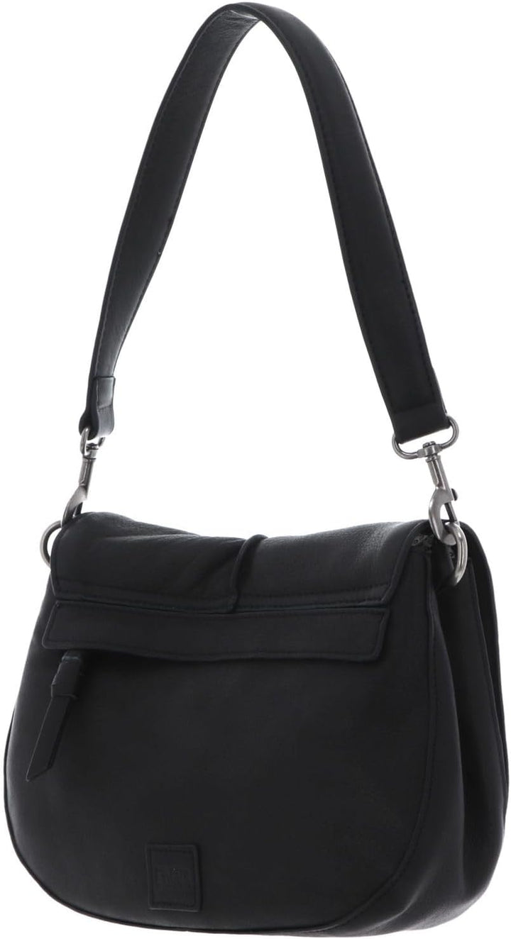 FREDsBRUDER FB Schultertasche Leder 26 cm, Schwarz, Einheitsgrösse