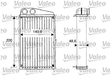 Valeo Wärmetauscher Innenraumheizung 812247