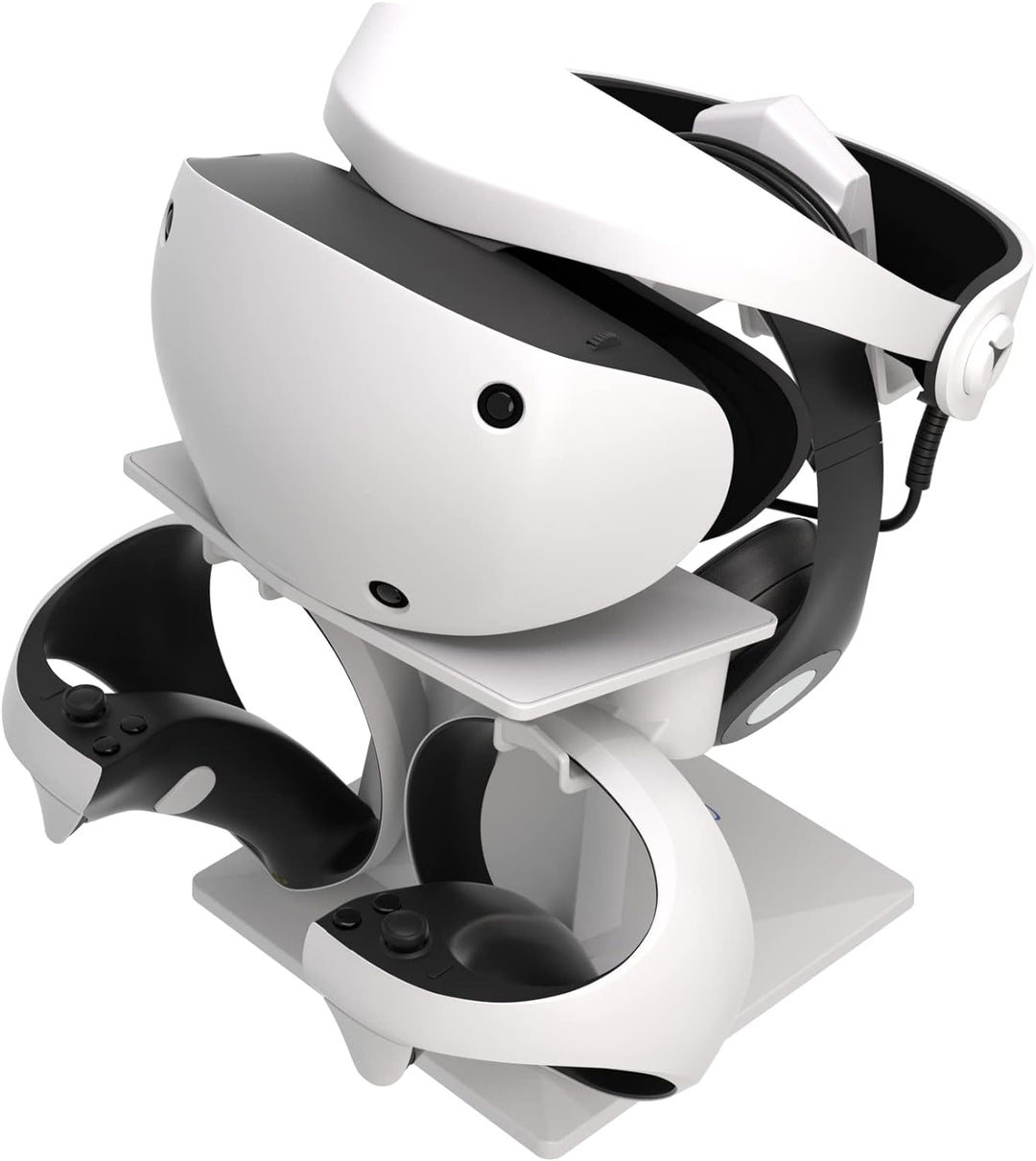 DigiCharge VR Headset Ständer für PS VR 2 PSVR2 Sony Playstation VR2/ Meta Quest 2 / Quest 1 / Rift