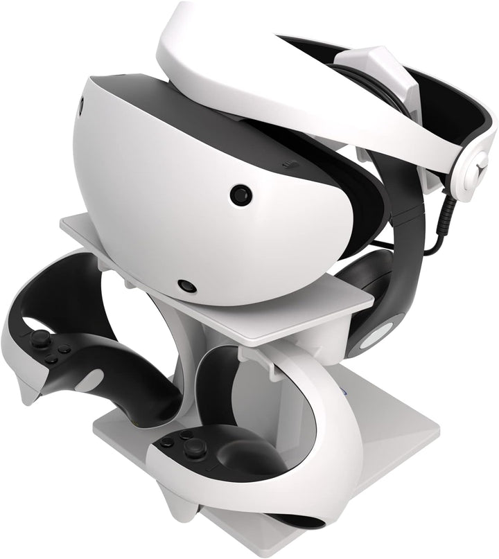 DigiCharge VR Headset Ständer für PS VR 2 PSVR2 Sony Playstation VR2/ Meta Quest 2 / Quest 1 / Rift
