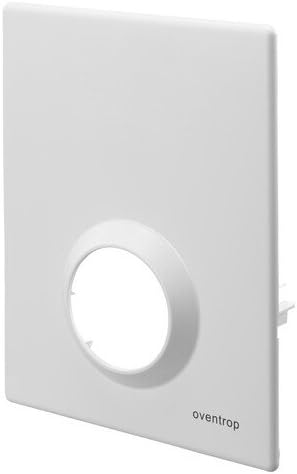Oventrop Abdeckplatte für Unibox RTL, T, Vario und plus Bautiefe 57 mm, weiss