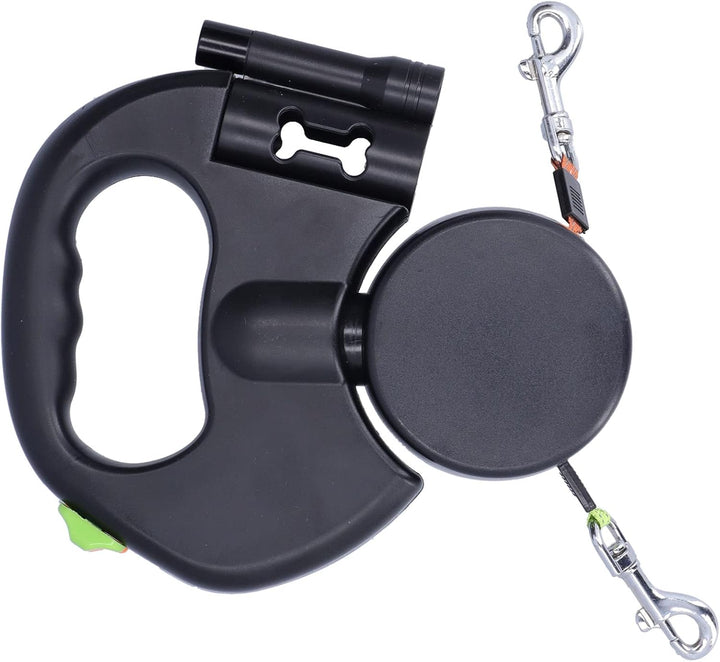 Nimomo Hundeleine, Automatische Leinen Hundeleine Einziehbare Doppel-Hundeleine Dog Lead Pet Leash 1