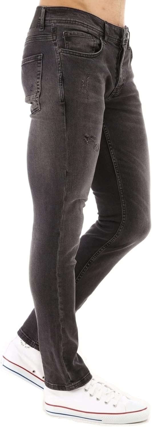 CEDY DENIM Herren Jeans Slim Fit Stretch Jeanshose Design der Neuen Saison Hochwertige Jeans Hose fü