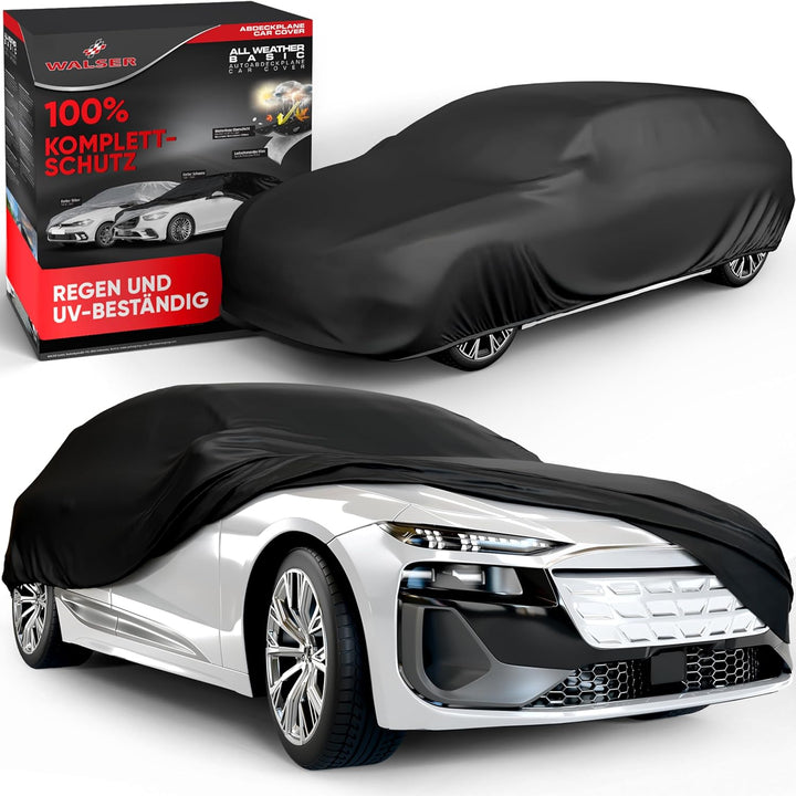 Walser Abdeckplane Auto All Weather, Abdeckplane wasserdicht, 100% wetterfeste Auto Abdeckplane, Aut