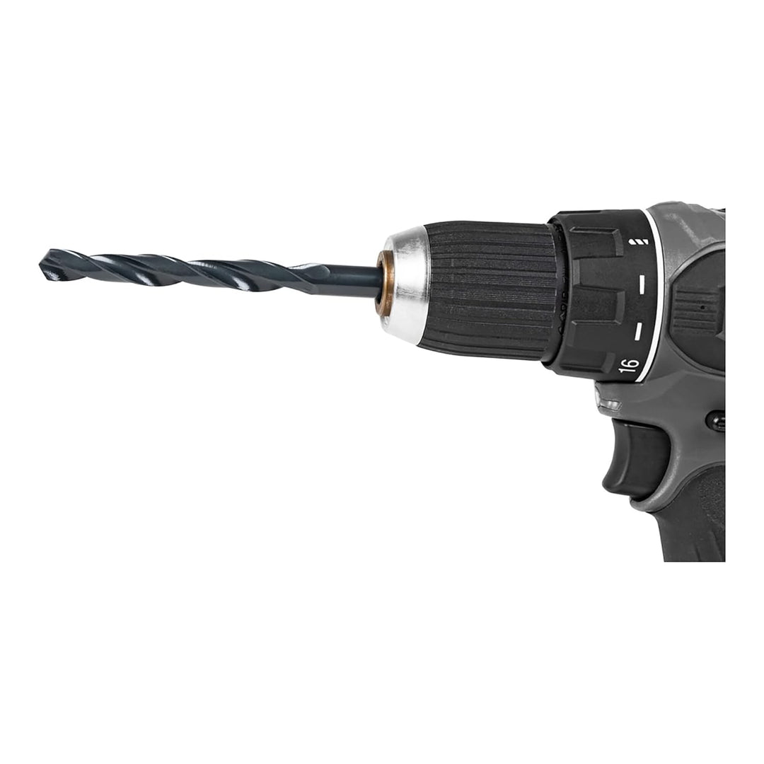 STIER Spiralbohrer Set HSS-R, 19-teilig, Basic Metallbohrer Satz, Stahlbohrer Satz, rollgewalzt, zyl