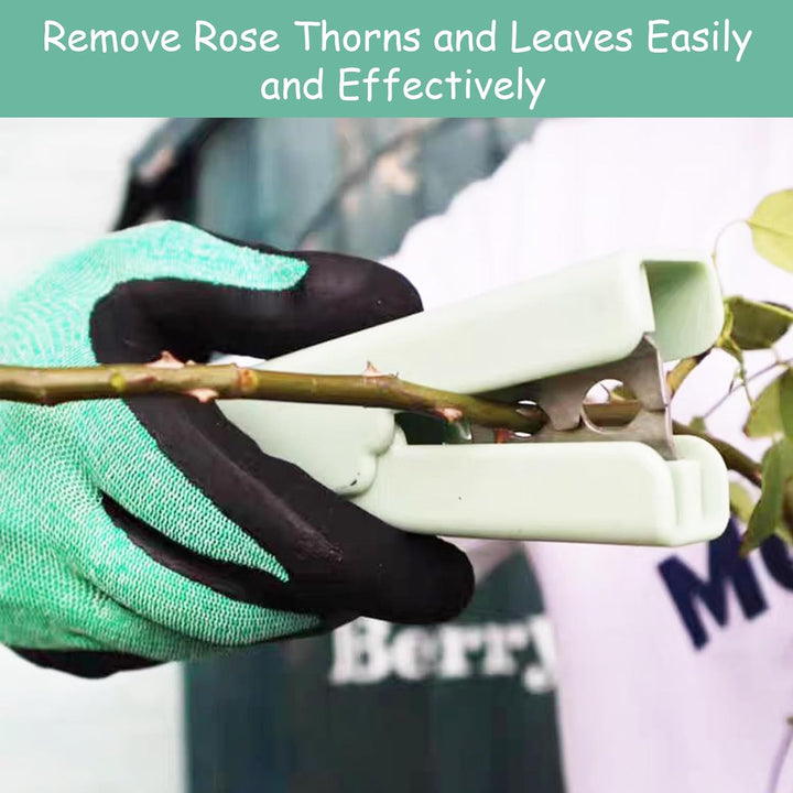 TUKEVA 2 Stück Rosen Dornen Entferner Rose Thorn Stripper Rosen Stripper Werkzeug werkzeug zum entfe