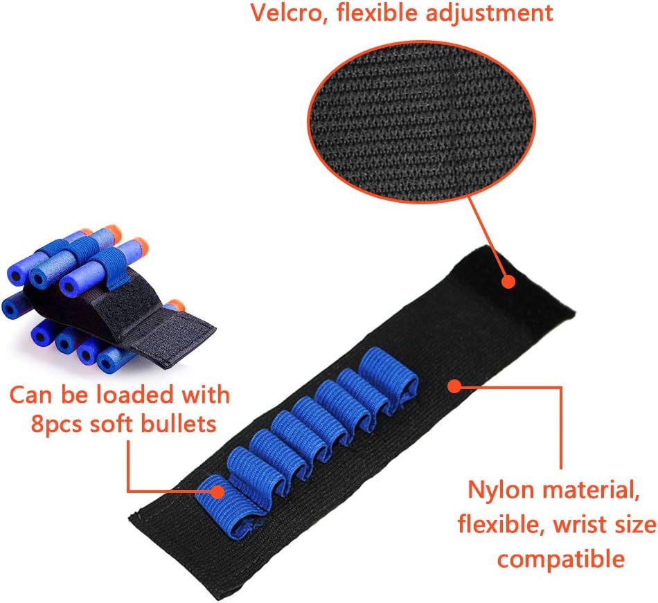 TIMESETL 2Set Taktische Weste Jacke Kit für Kinder, Nerf N-Strike Elite Set, 2 Battel Weste, Nerf Zu