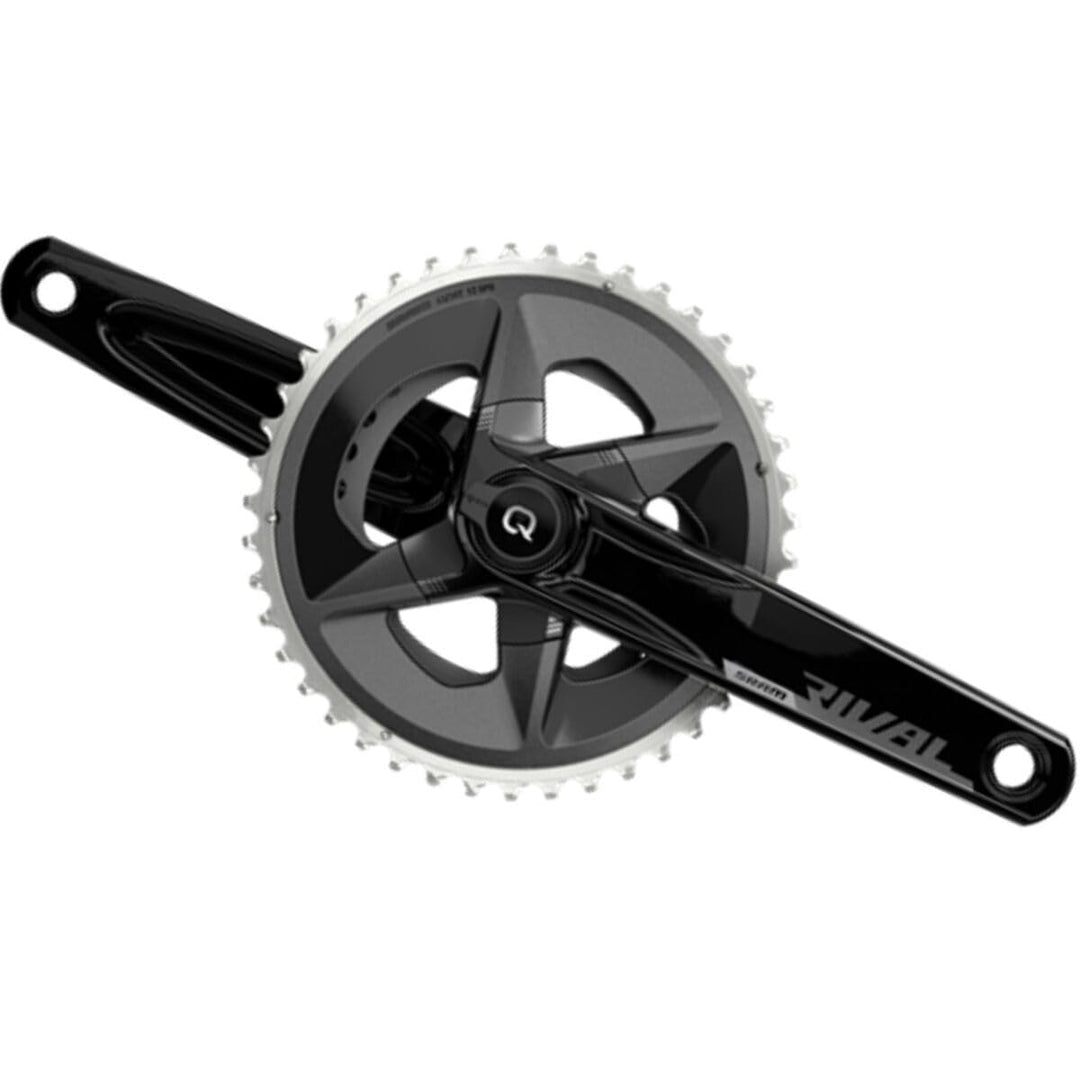 Sram Unisex – Erwachsene Rival Kurbelgarnitur, Schwarz Aluminium, 46-33