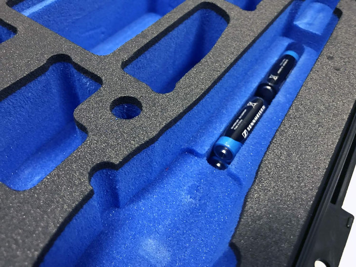 MC-CASES ® Koffer für Sennheiser Evolution Wireless G4 Serie – Sennheiser EW G4 - Viel Platz für Zub