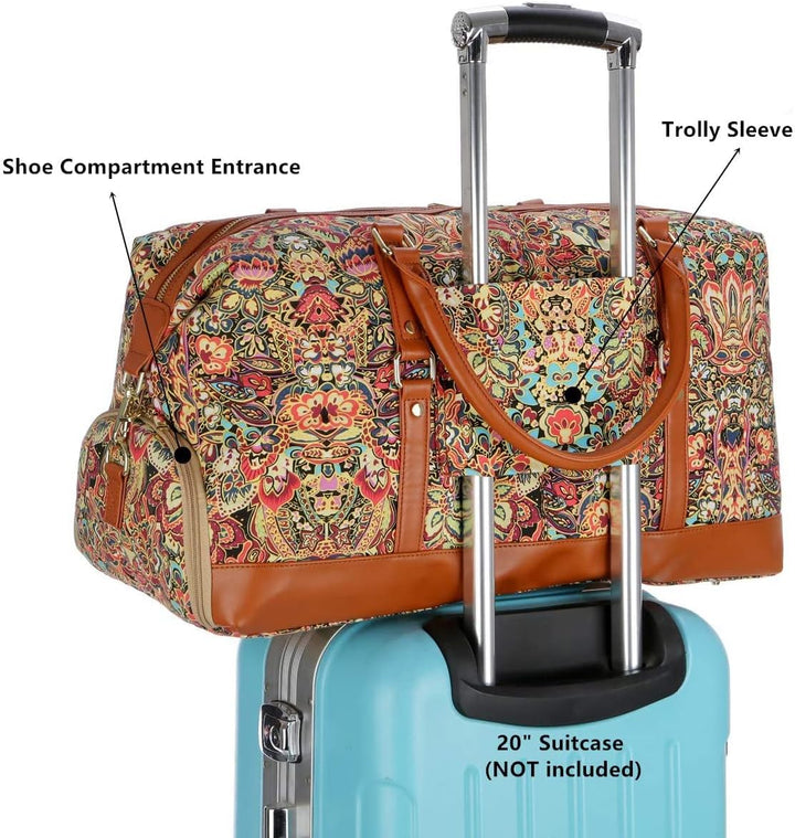 BAOSHA Handgepäck Reisetasche Sporttasche Weekender Tasche für Kurze Reise am Wochenend Urlaub Arbei