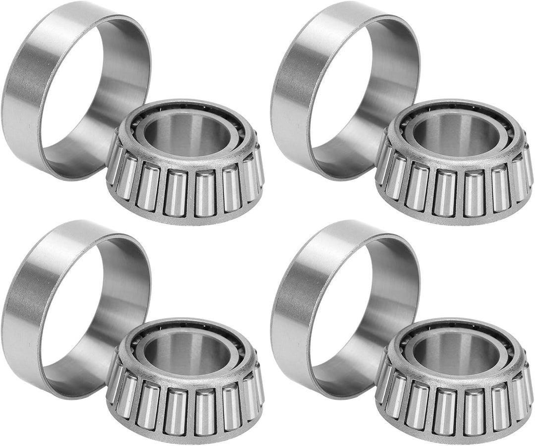 4 Satz Passend für 25-mm-Achsenanhänger Radnabenlagersatz, 32205 Lager, drehfreies Hochgeschwindigke