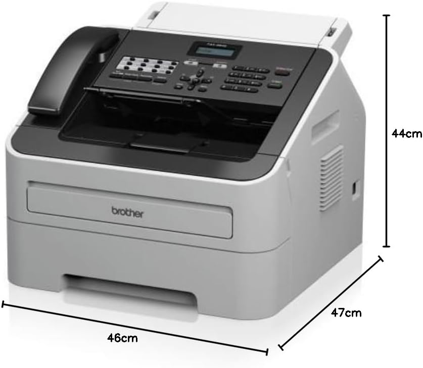 Brother FAX2845G1 Multifunktionsgerät (Fax, Kopierer, 300x600 DPI) schwarz/weiss Laserfax+Telefon, L