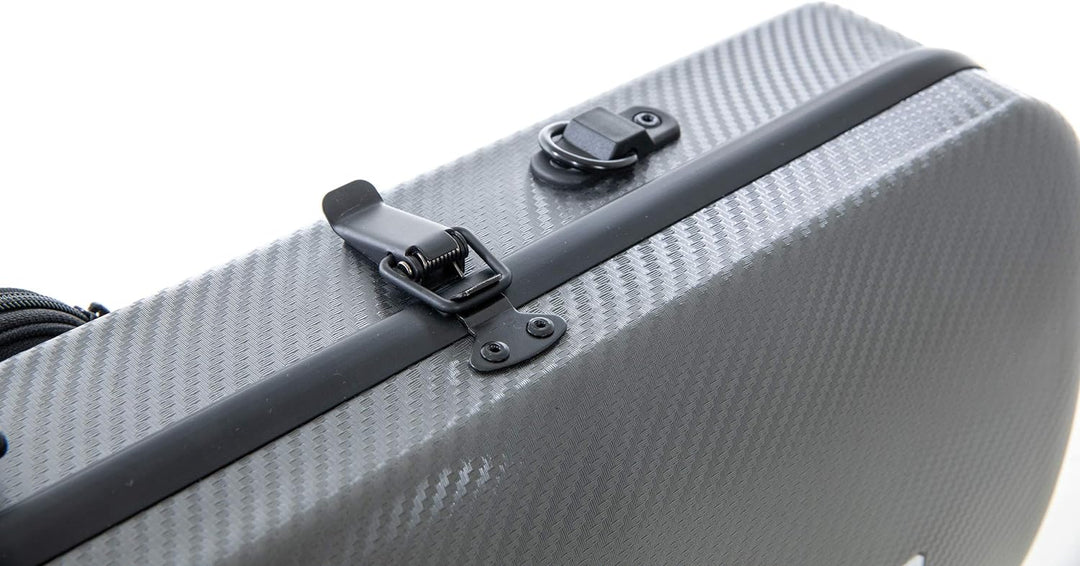 PURE GEWA Violinkoffer Polycarbonat 2.4 für Grösse 4/4 grau grau Oblong 4/4, grau Oblong 4/4