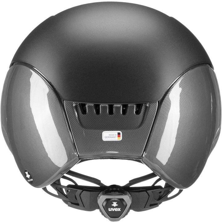 Uvex Unisex – Adult's Elexxion Tocsen Riding Helmet 54-55 cm Schwarz, 54-55 cm Schwarz