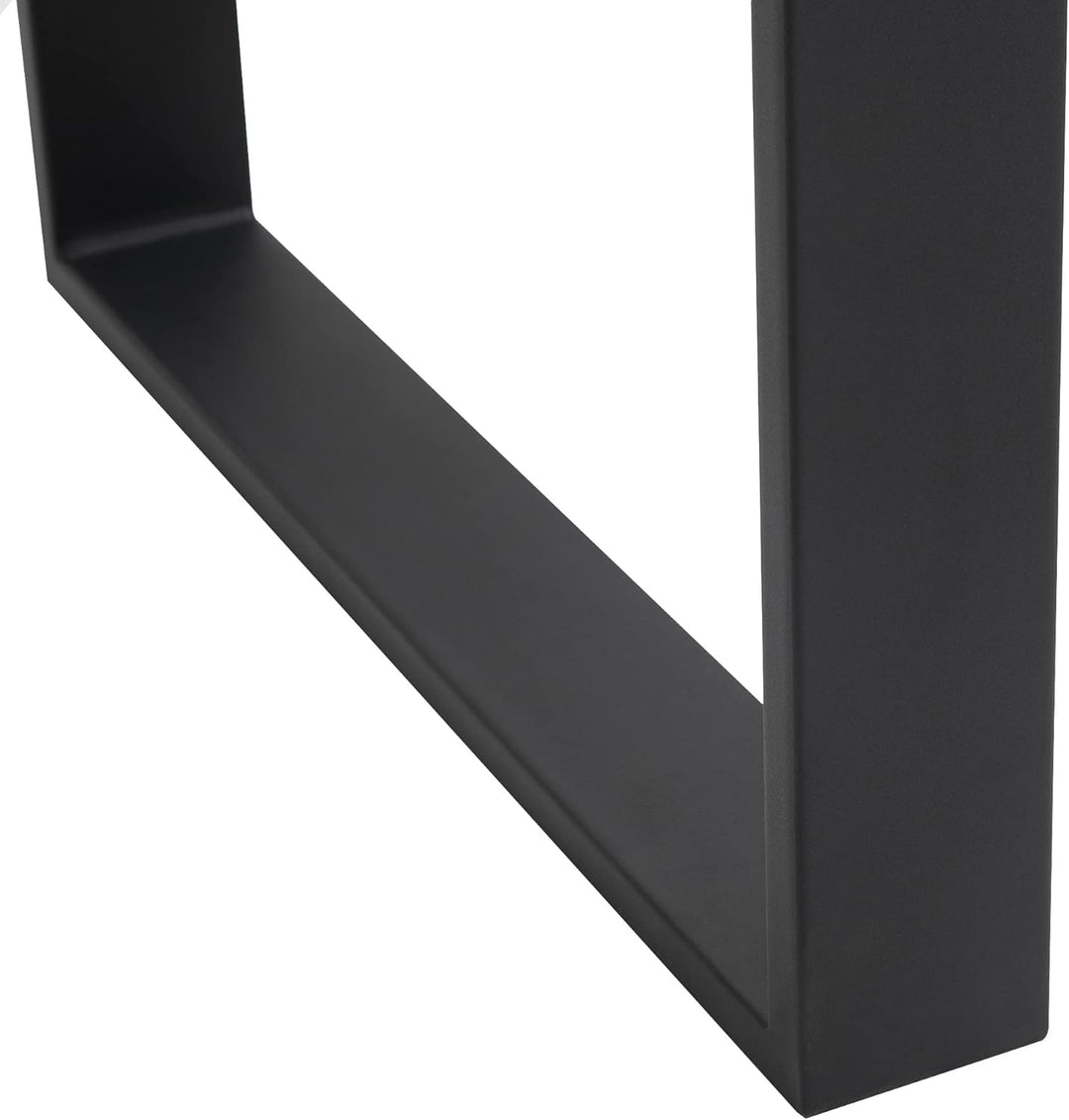HOMCOM Tischbeine, 2er-Set Tischkufen, Möbelfüsse aus Vierkantprofilen, 60 x 72 cm Tischgestell für