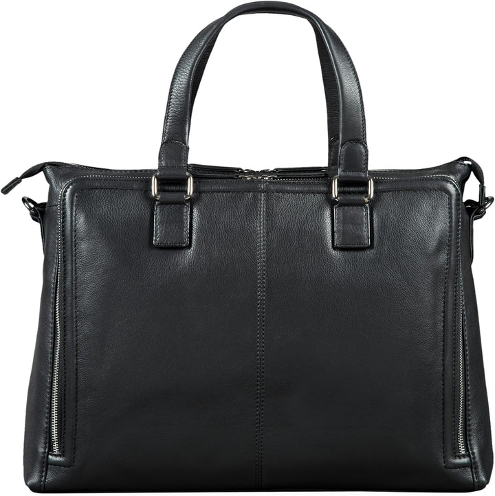 STILORD 'Claire' Businesstasche Damen Leder 15 Zoll Laptoptasche DIN A4 Aktentasche Umhängetasche un