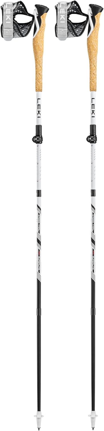 Leki Cross Trail FX Superlite Stöcke Taglia unica white-bright red-black, Taglia unica white-bright