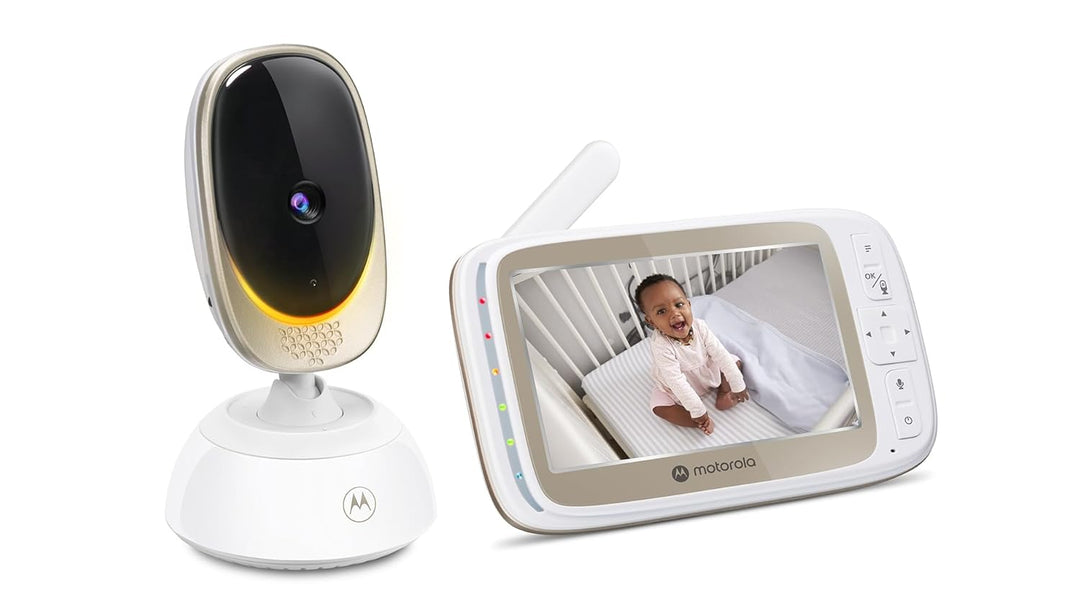 Motorola Nursery Babyphone mit Kamera - Baby Monitor VM85 Connect - Überwachungskamera Innen mit Far