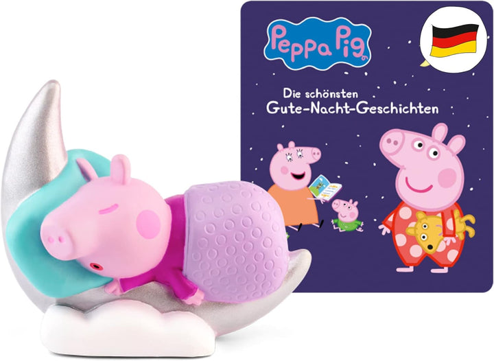 tonies Hörfigur für Toniebox, Peppa Wutz – Gute Nacht Geschichten, Hörspiel für Kinder ab 3 Jahren,