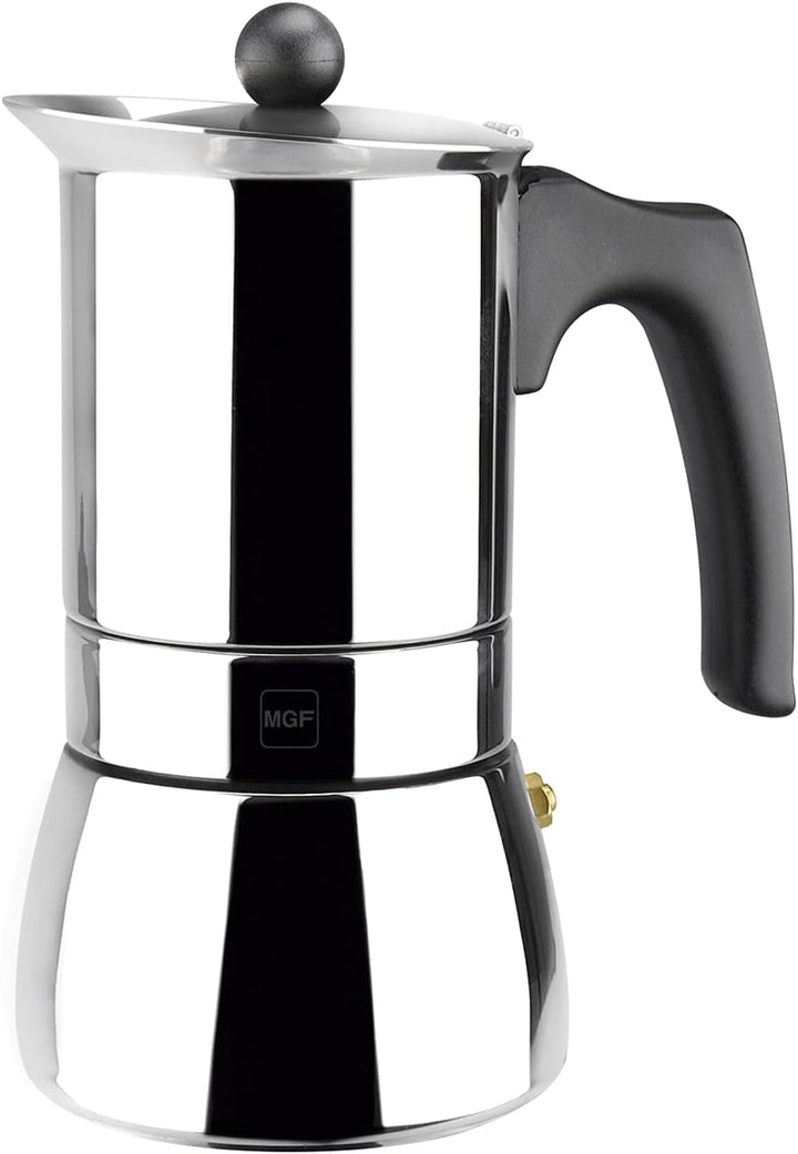 M GENOVA MAGEFESA Kaffeekanne Edelstahl 6 TAZAS Chrom, 6 TAZAS Chrom