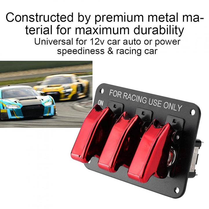 Kombi-Kippschalter, Mehrzweckschalter, 12V 20A Kfz-Kipp-Kombinationsschalter Racing Zündung Motorrel