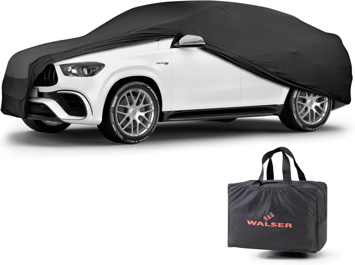 Walser Abdeckung Auto Indoor Stretch Basic, Autoabdeckung Winter, staubdichte Autogarage Abdeckung,